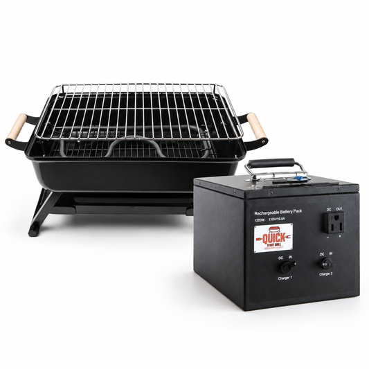 Quick Start Grill + Lithium Battery Bundle